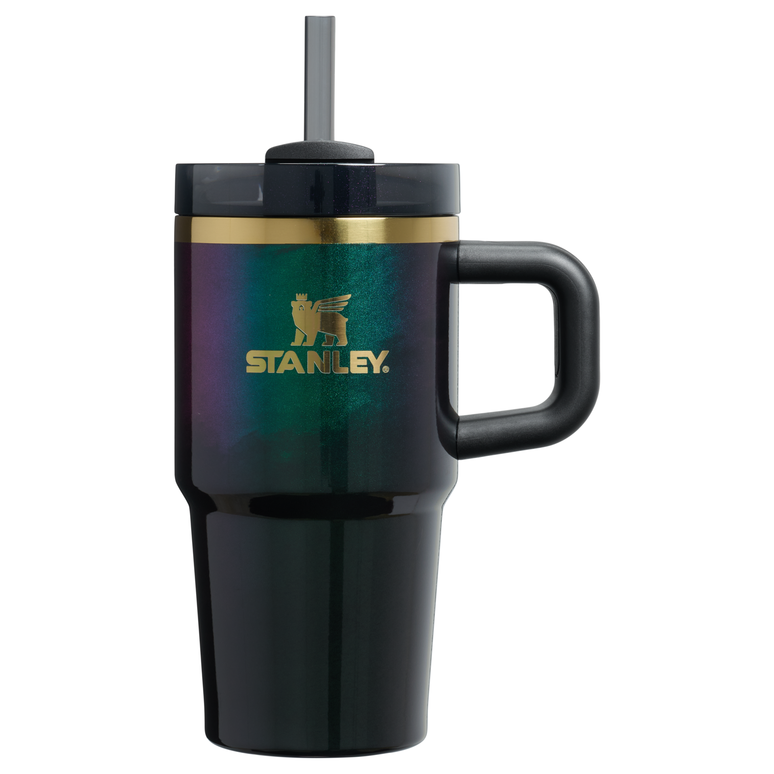 Insulated Travel The Wicked for Good Quencher H2.0 Flowstate Tumbler D247R - Double-Wall Vacuum Insulated Travel Tumbler with Straw - Elphaba For Good
