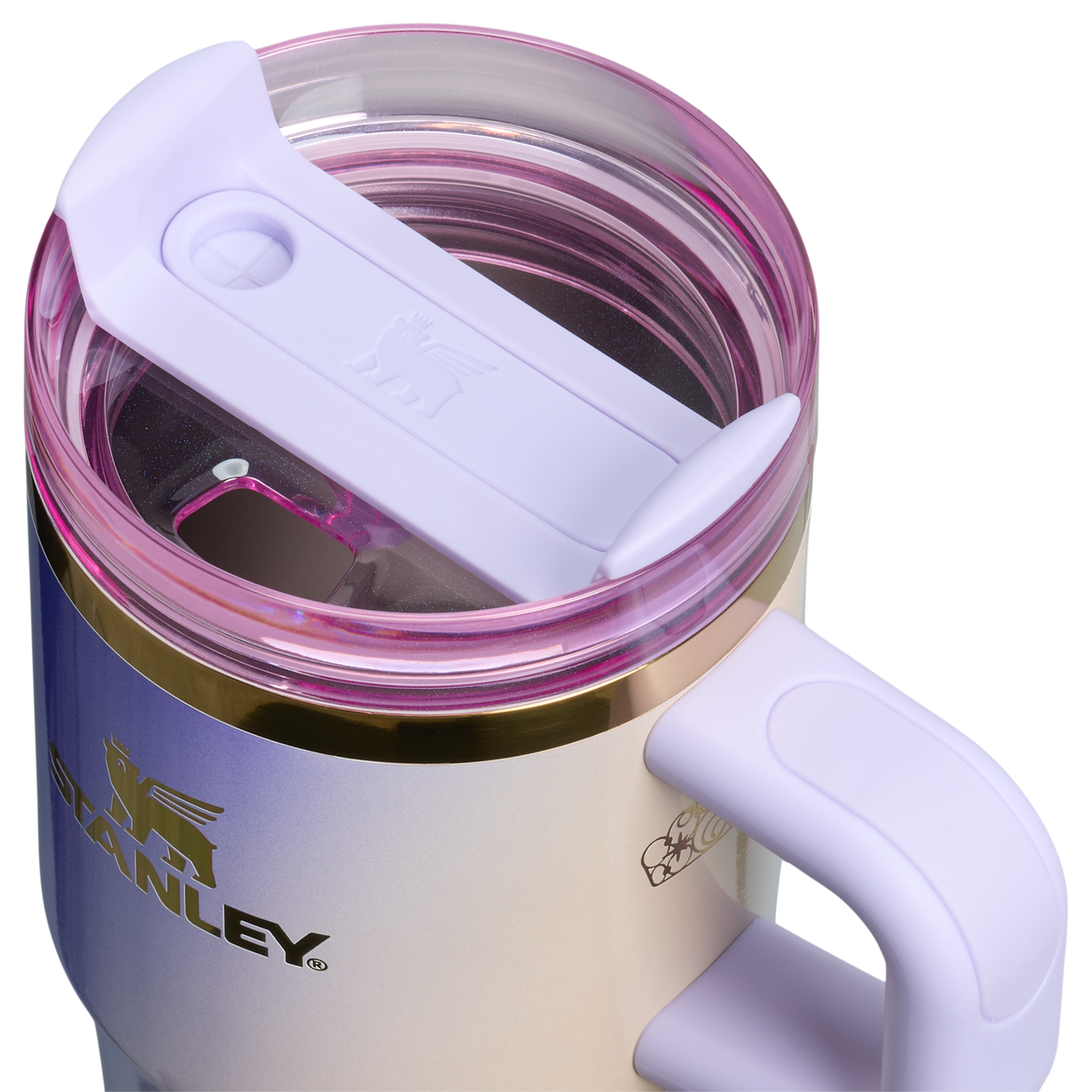 Insulated Travel The Wicked for Good Quencher H2.0 Flowstate Tumbler D247R - Double-Wall Vacuum Insulated Travel Tumbler with Straw Detail