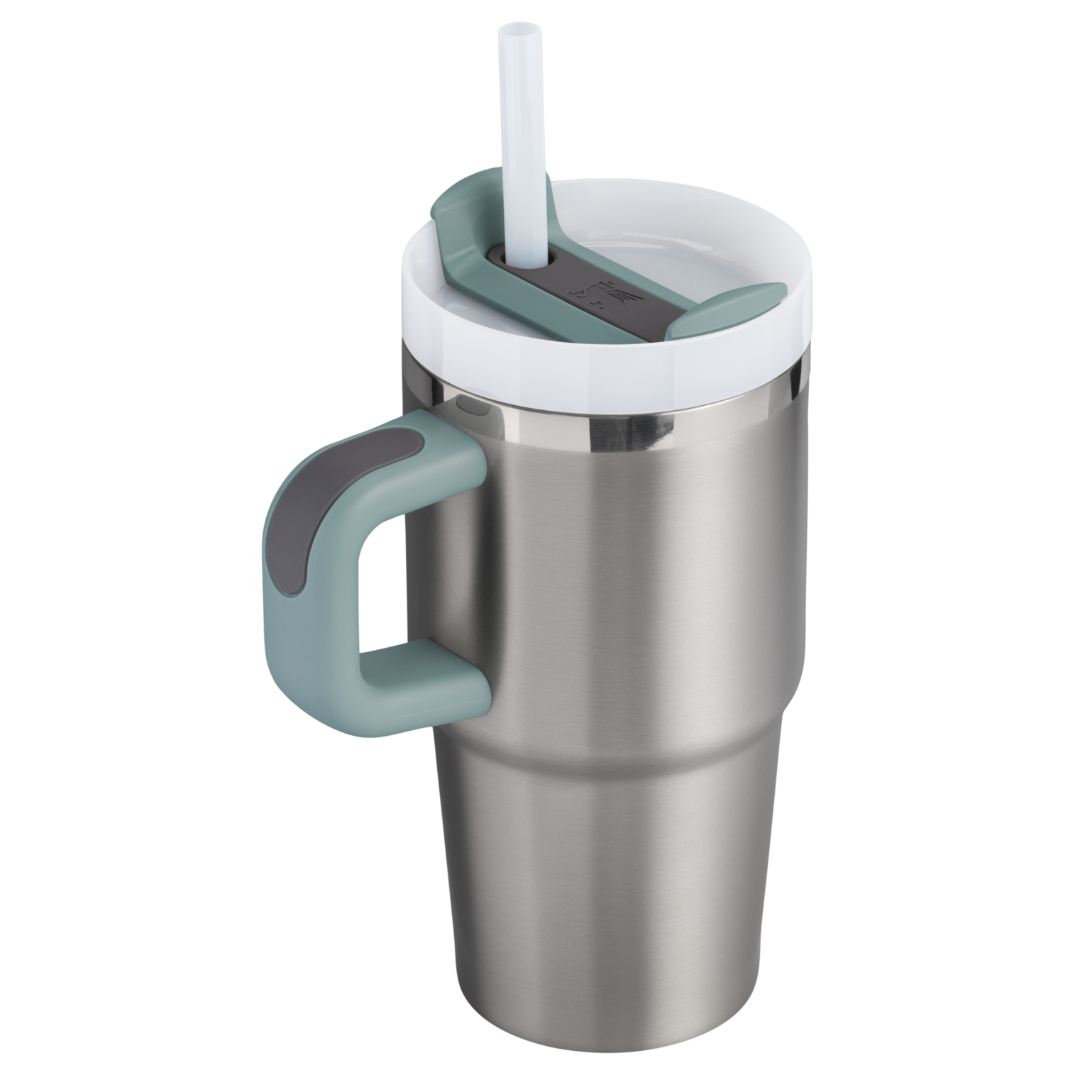 Insulated Travel The Quencher H2.O Flowstate Tumbler D069R - Double-Wall Vacuum Insulated Travel Tumbler with Straw Detail