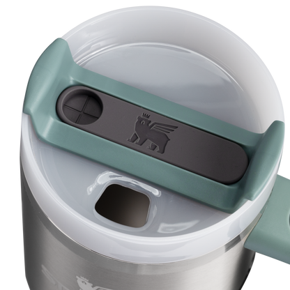 Insulated Travel The Quencher H2.O Flowstate Tumbler D251V - Double-Wall Vacuum Insulated Travel Tumbler with Straw Detail
