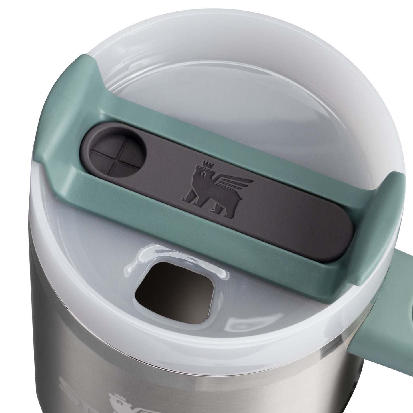 Insulated Travel The Quencher H2.O Flowstate Tumbler D069R - Double-Wall Vacuum Insulated Travel Tumbler with Straw Detail