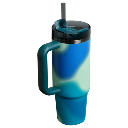 Splash-Resistant FlowState The Quencher H2.0 Flowstate Tumbler D051L - FlowState 3-Position Lid Insulated Travel Mug Detail