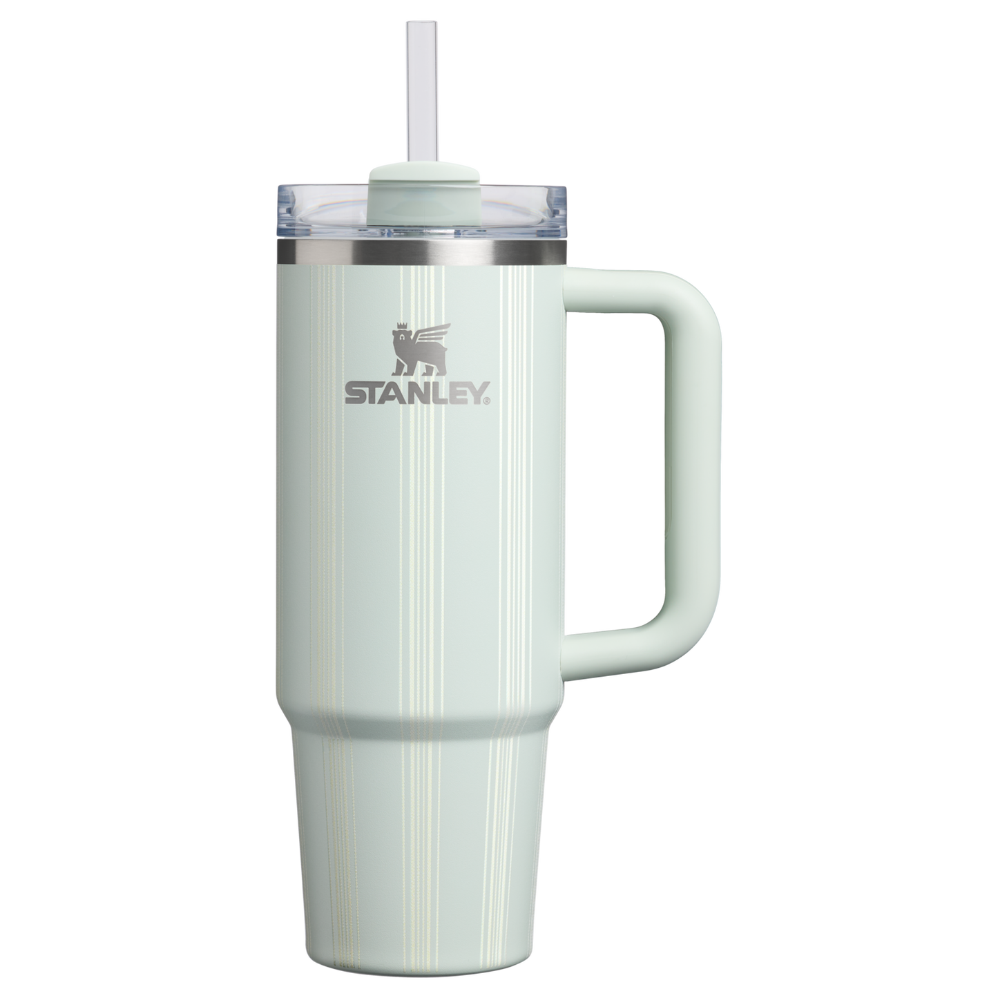 Insulated Travel The Quencher H2.0 Flowstate Tumbler D343V - Premium Stainless Steel Straw Cup for All-Day Hydration - Mist Picnic Stripe