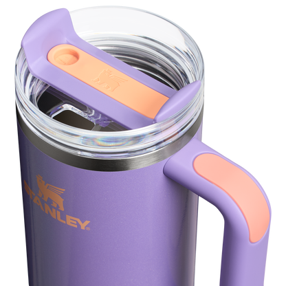 Splash-Resistant FlowState The Quencher H2.0 Flowstate Tumbler D051L - FlowState 3-Position Lid Insulated Travel Mug Detail