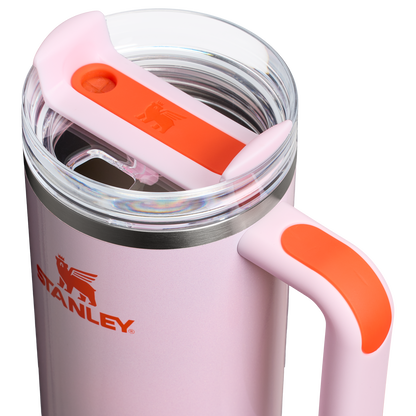 Splash-Resistant FlowState The Quencher H2.0 Flowstate Tumbler D051L - FlowState 3-Position Lid Insulated Travel Mug Detail