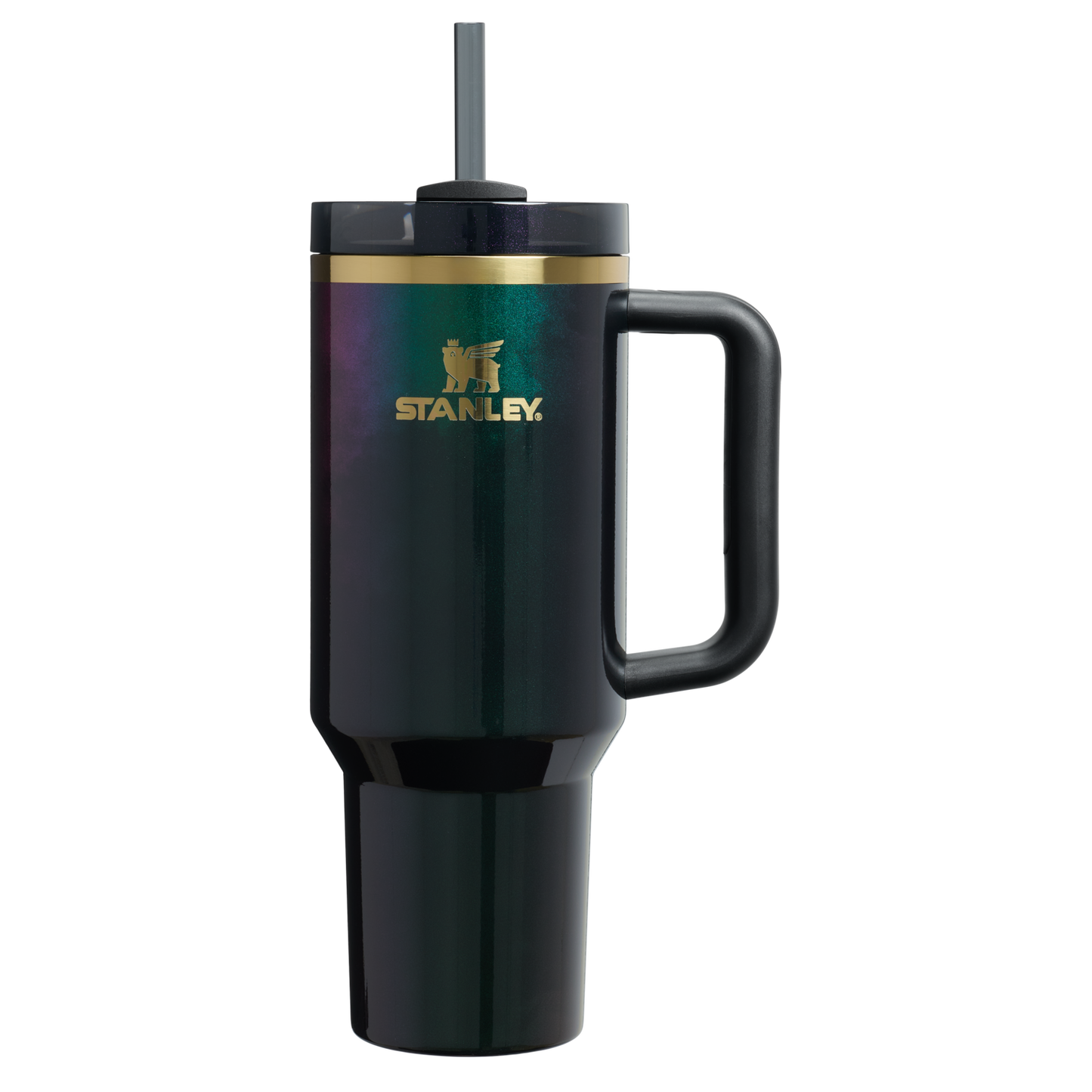Large Capacity The Wicked for Good Quencher H2.0 Flowstate Tumbler D245R - Double-Wall Vacuum Insulated Travel Tumbler with Straw - Elphaba For Good