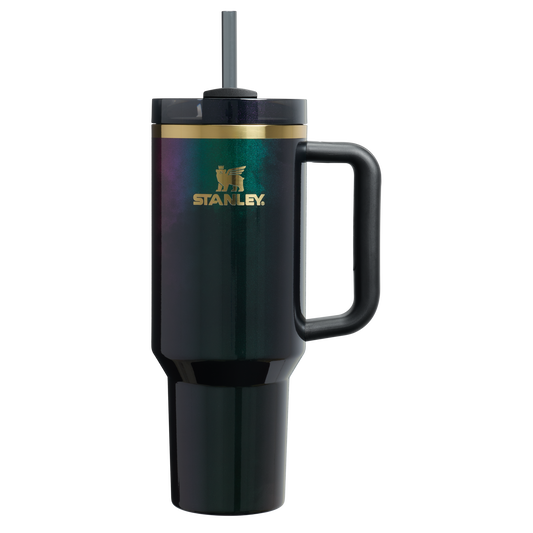 Large Capacity The Wicked for Good Quencher H2.0 Flowstate Tumbler D245R - Double-Wall Vacuum Insulated Travel Tumbler with Straw - Elphaba For Good
