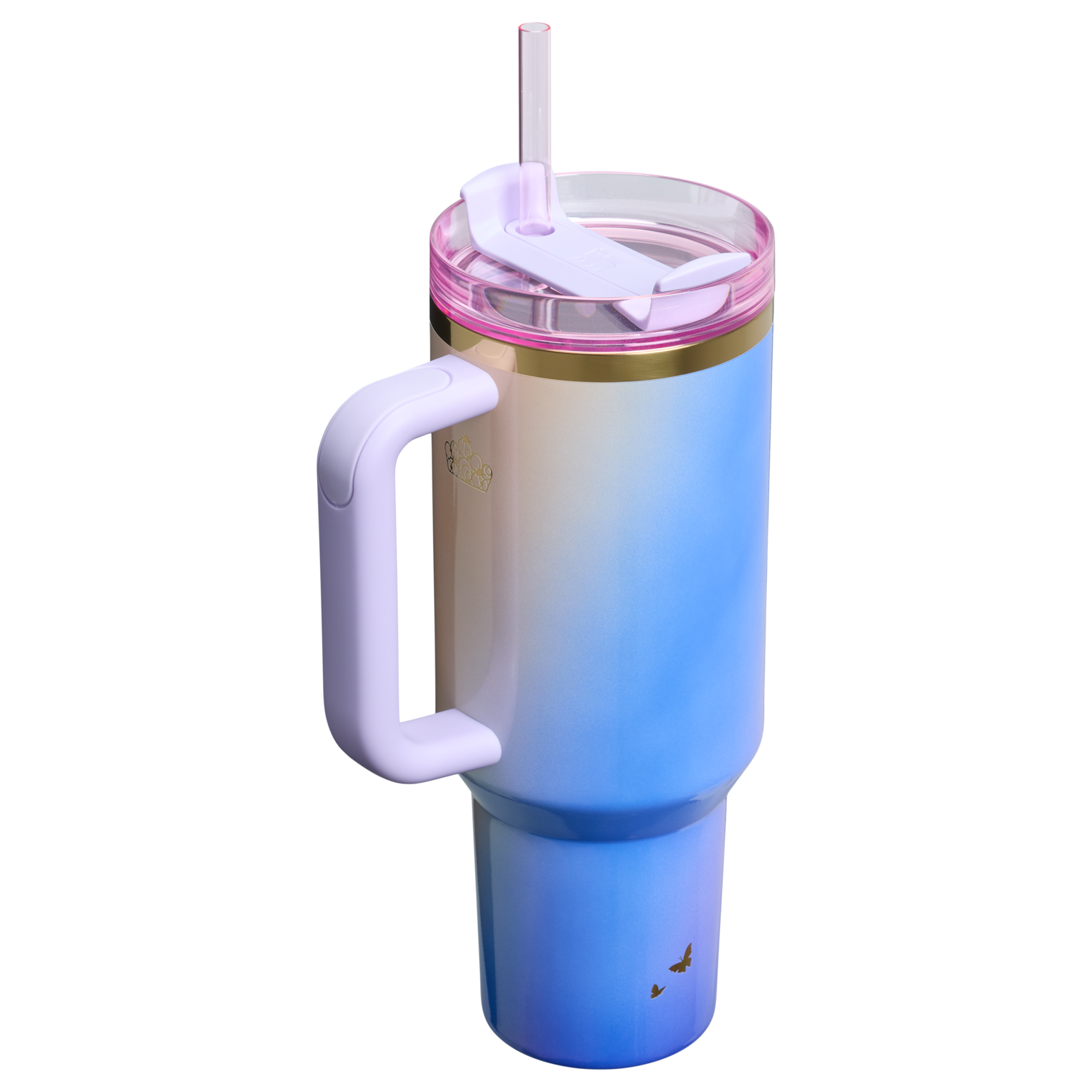 Large Capacity The Wicked for Good Quencher H2.0 Flowstate Tumbler D245R - Double-Wall Vacuum Insulated Travel Tumbler with Straw Detail