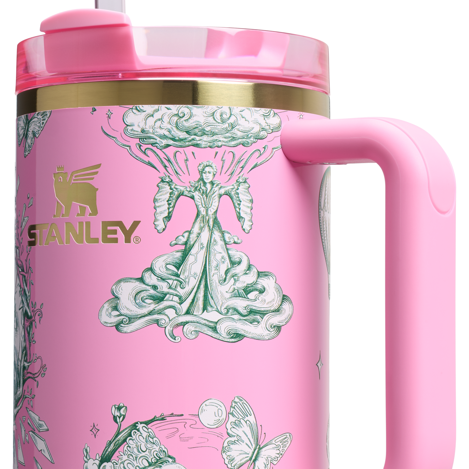 Large Capacity The Wicked for Good Quencher H2.0 Flowstate Tumbler D245R - Double-Wall Vacuum Insulated Travel Tumbler with Straw Detail