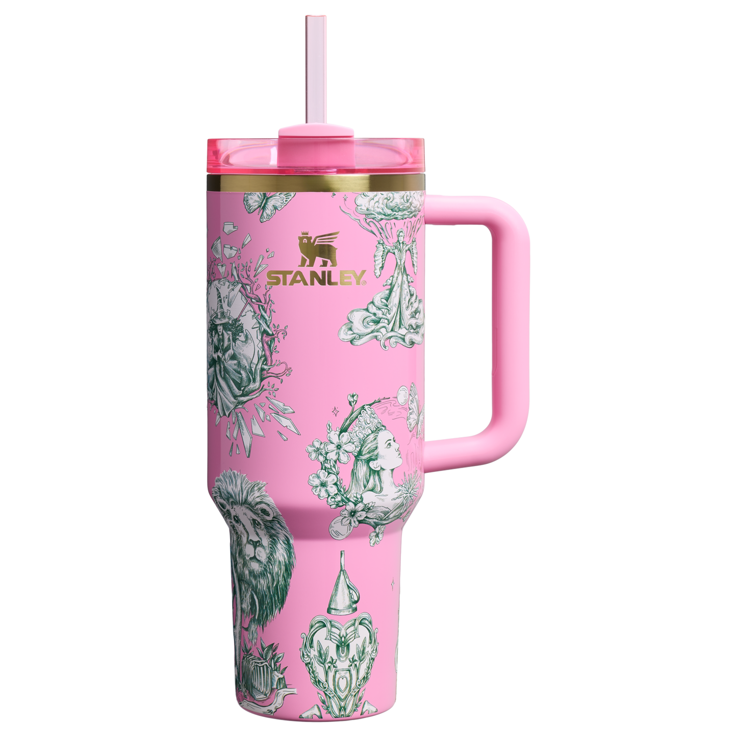 Large Capacity The Wicked for Good Quencher H2.0 Flowstate Tumbler D245R - Double-Wall Vacuum Insulated Travel Tumbler with Straw - Ozian Reprise