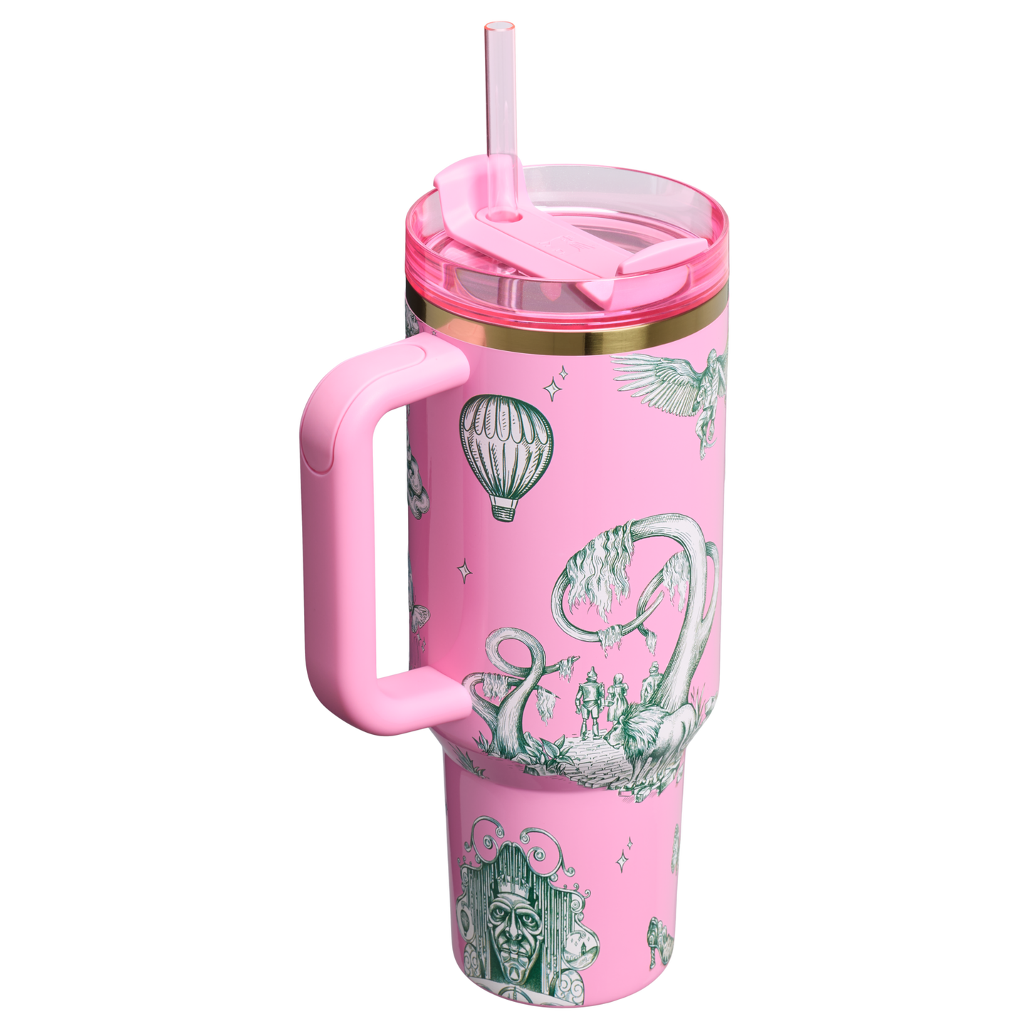 Large Capacity The Wicked for Good Quencher H2.0 Flowstate Tumbler D245R - Double-Wall Vacuum Insulated Travel Tumbler with Straw Detail
