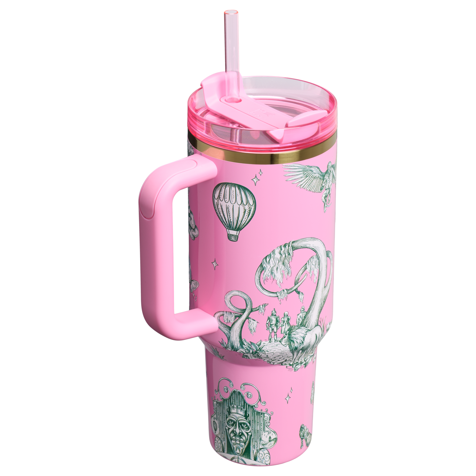 Large Capacity The Wicked for Good Quencher H2.0 Flowstate Tumbler D245R - Double-Wall Vacuum Insulated Travel Tumbler with Straw Detail