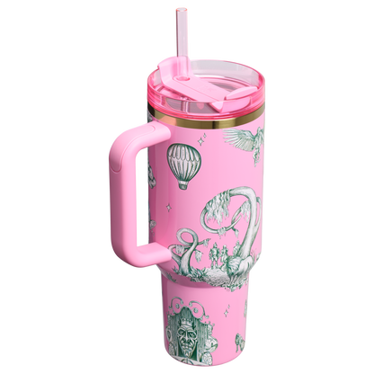 Large Capacity The Wicked for Good Quencher H2.0 Flowstate Tumbler D245R - Double-Wall Vacuum Insulated Travel Tumbler with Straw Detail