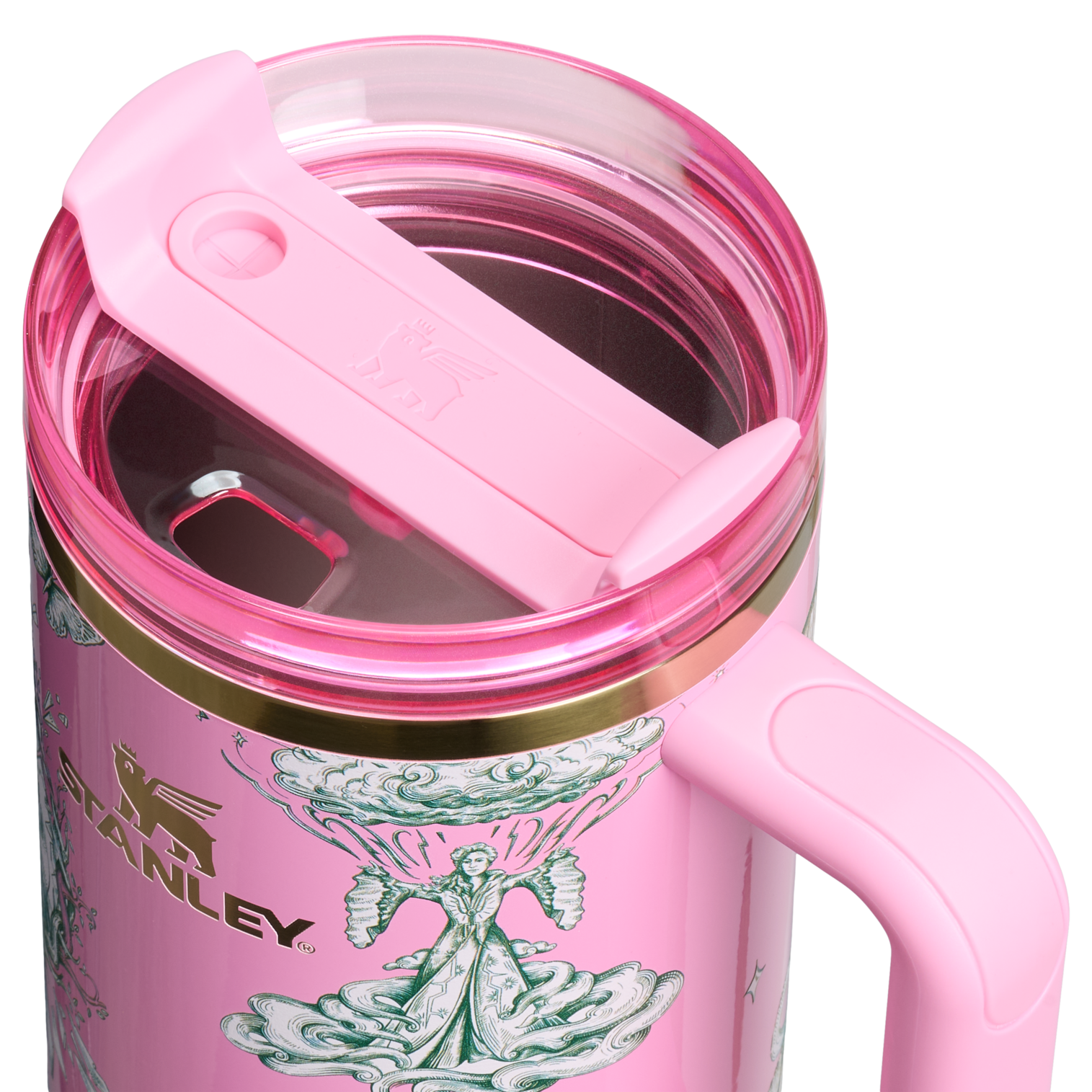 Large Capacity The Wicked for Good Quencher H2.0 Flowstate Tumbler D245R - Double-Wall Vacuum Insulated Travel Tumbler with Straw Detail