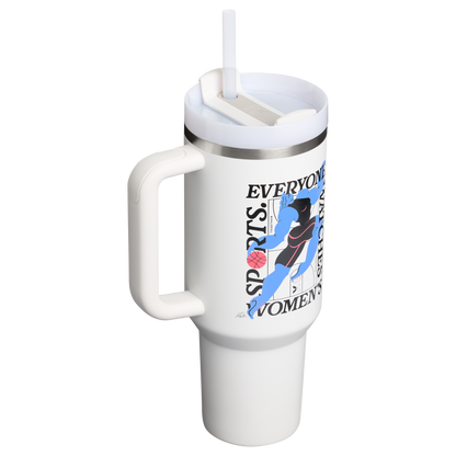Double-Wall Vacuum The Quencher H2.0 Flowstate Tumbler D340Y - Premium Stainless Steel Straw Cup for All-Day Hydration Detail
