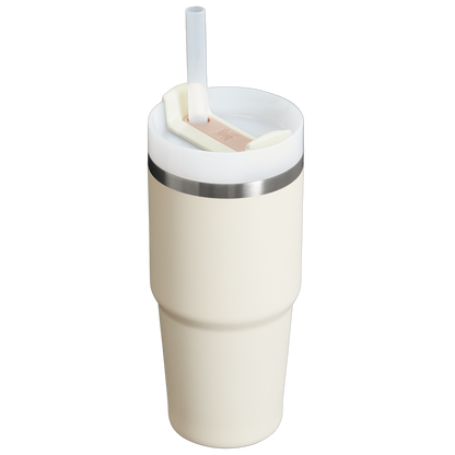 Insulated Travel The Quencher H2.0 Flowstate Tumbler D214X - Double-Wall Vacuum Insulated Travel Tumbler with Straw Detail