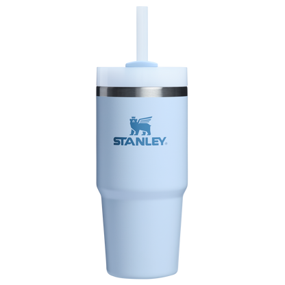 Car-Cup Friendly The Quencher H2.0 Flowstate Tumbler  | Stanley Create D329E - Double-Wall Vacuum Insulated Travel Tumbler with Straw - Glacier