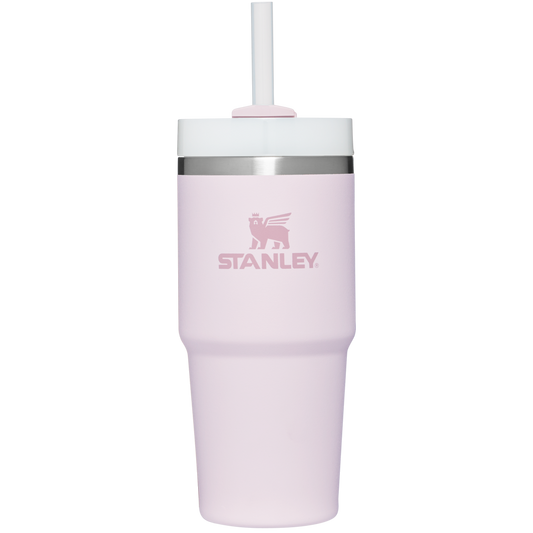 Insulated Travel The Quencher H2.0 Flowstate Tumbler D214X - Double-Wall Vacuum Insulated Travel Tumbler with Straw - Rose Quartz 2.0