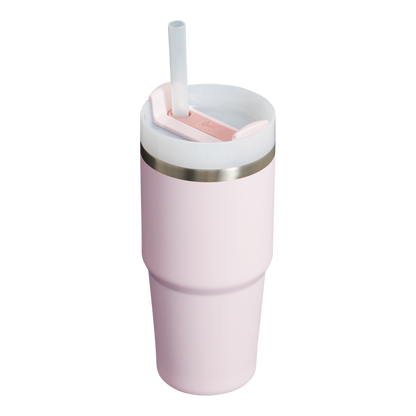 Car-Cup Friendly The Quencher H2.0 Flowstate Tumbler  | Stanley Create D329E - Double-Wall Vacuum Insulated Travel Tumbler with Straw Detail