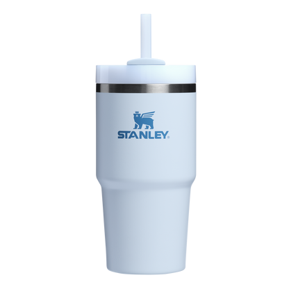 Splash-Resistant FlowState The Quencher H2.0 Flowstate Tumbler D030T - Double-Wall Vacuum Insulated Travel Tumbler with Straw - Glacier