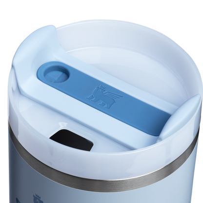 Splash-Resistant FlowState The Quencher H2.0 Flowstate Tumbler D030T - Double-Wall Vacuum Insulated Travel Tumbler with Straw Detail