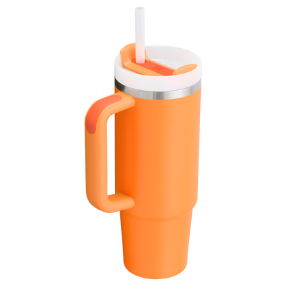 Splash-Resistant FlowState The Quencher H2.0 Flowstate Tumbler D051L - FlowState 3-Position Lid Insulated Travel Mug Detail