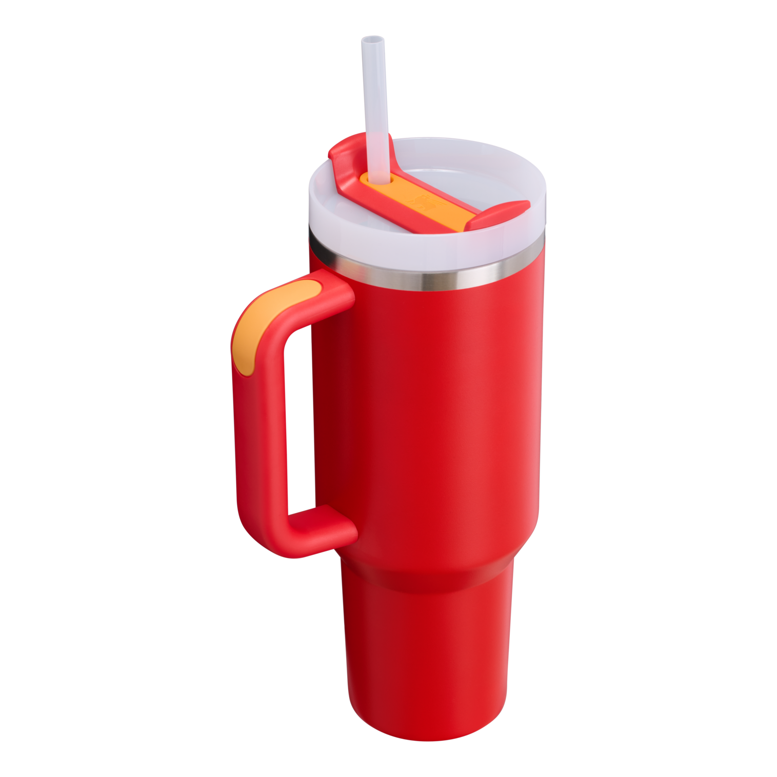 Splash-Resistant FlowState The Quencher H2.0 Flowstate Tumbler  | Stanley Create D332L - Double-Wall Vacuum Insulated Travel Tumbler with Straw Detail