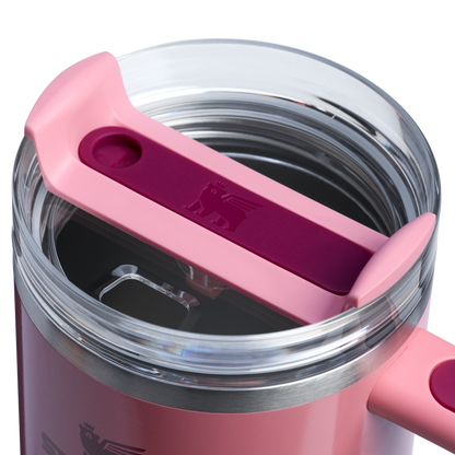 Insulated Travel The Quencher H2.0 Flowstate Tumbler D050X - 40oz Large Capacity Car-Cup Friendly Quencher Detail