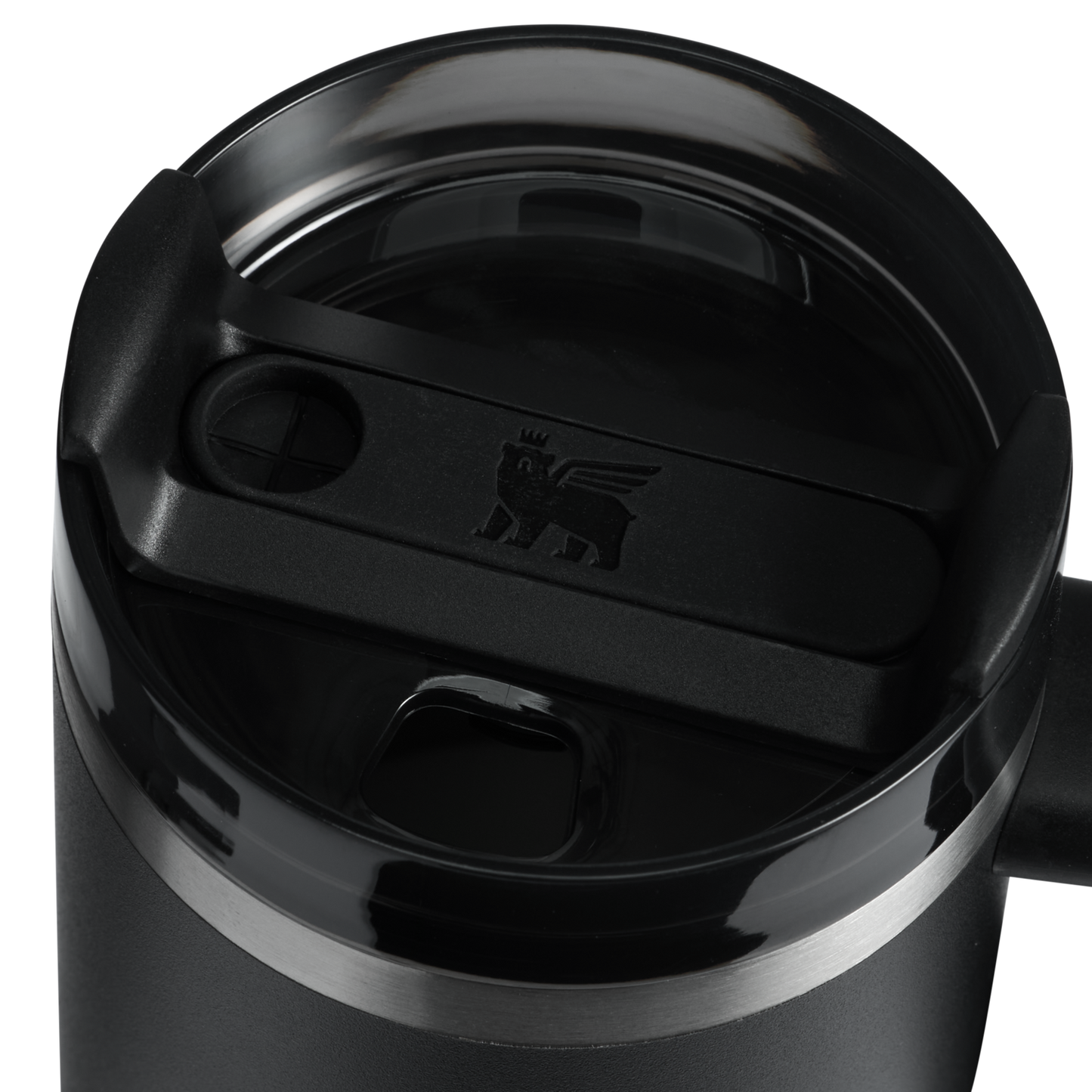 Large Capacity The Quencher H2.O Flowstate Tumbler D068Z - Double-Wall Vacuum Insulated Travel Tumbler with Straw Detail