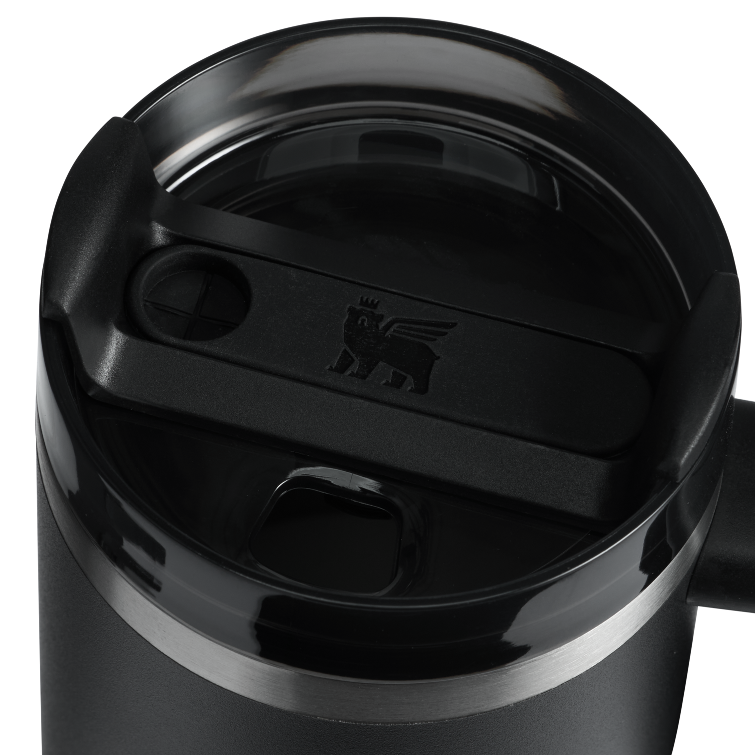 Insulated Travel The Quencher H2.O Flowstate Tumbler D251V - Double-Wall Vacuum Insulated Travel Tumbler with Straw Detail