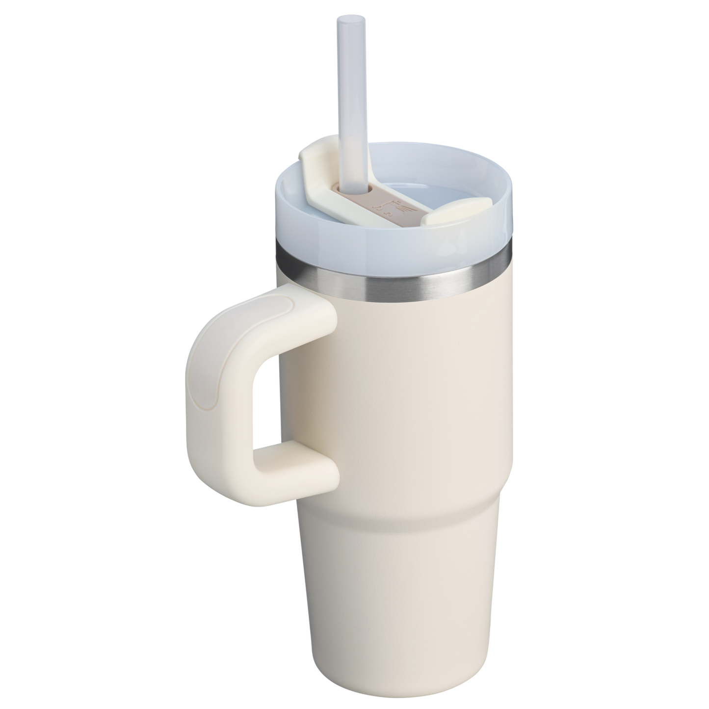 Splash-Resistant FlowState The Quencher H2.O Flowstate Tumbler | Stanley Create D291F - Double-Wall Vacuum Insulated Travel Tumbler with Straw Detail