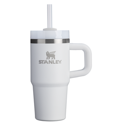 Large Capacity The Quencher H2.O Flowstate Tumbler D068Z - Double-Wall Vacuum Insulated Travel Tumbler with Straw - Frost