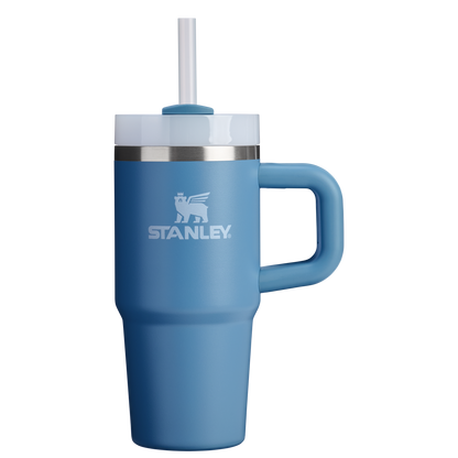 Large Capacity The Quencher H2.O Flowstate Tumbler D068Z - Double-Wall Vacuum Insulated Travel Tumbler with Straw Detail