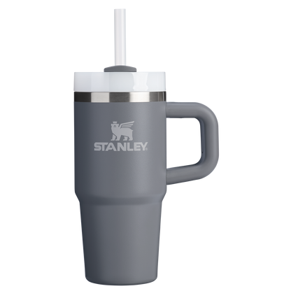 Splash-Resistant FlowState The Quencher H2.O Flowstate Tumbler | Stanley Create D291F - Double-Wall Vacuum Insulated Travel Tumbler with Straw Detail