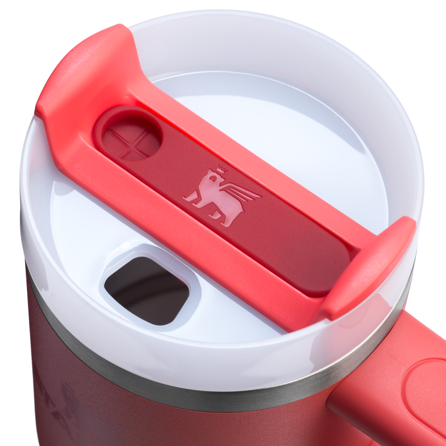 Large Capacity The Quencher H2.O Flowstate Tumbler D068Z - Double-Wall Vacuum Insulated Travel Tumbler with Straw Detail