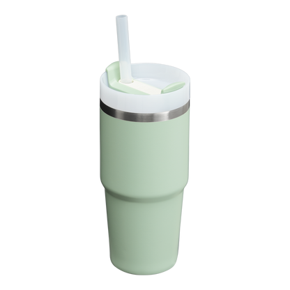 Insulated Travel The Quencher H2.0 Flowstate Tumbler D214X - Double-Wall Vacuum Insulated Travel Tumbler with Straw Detail
