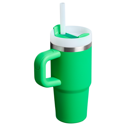Large Capacity The Quencher H2.O Flowstate Tumbler D068Z - Double-Wall Vacuum Insulated Travel Tumbler with Straw Detail