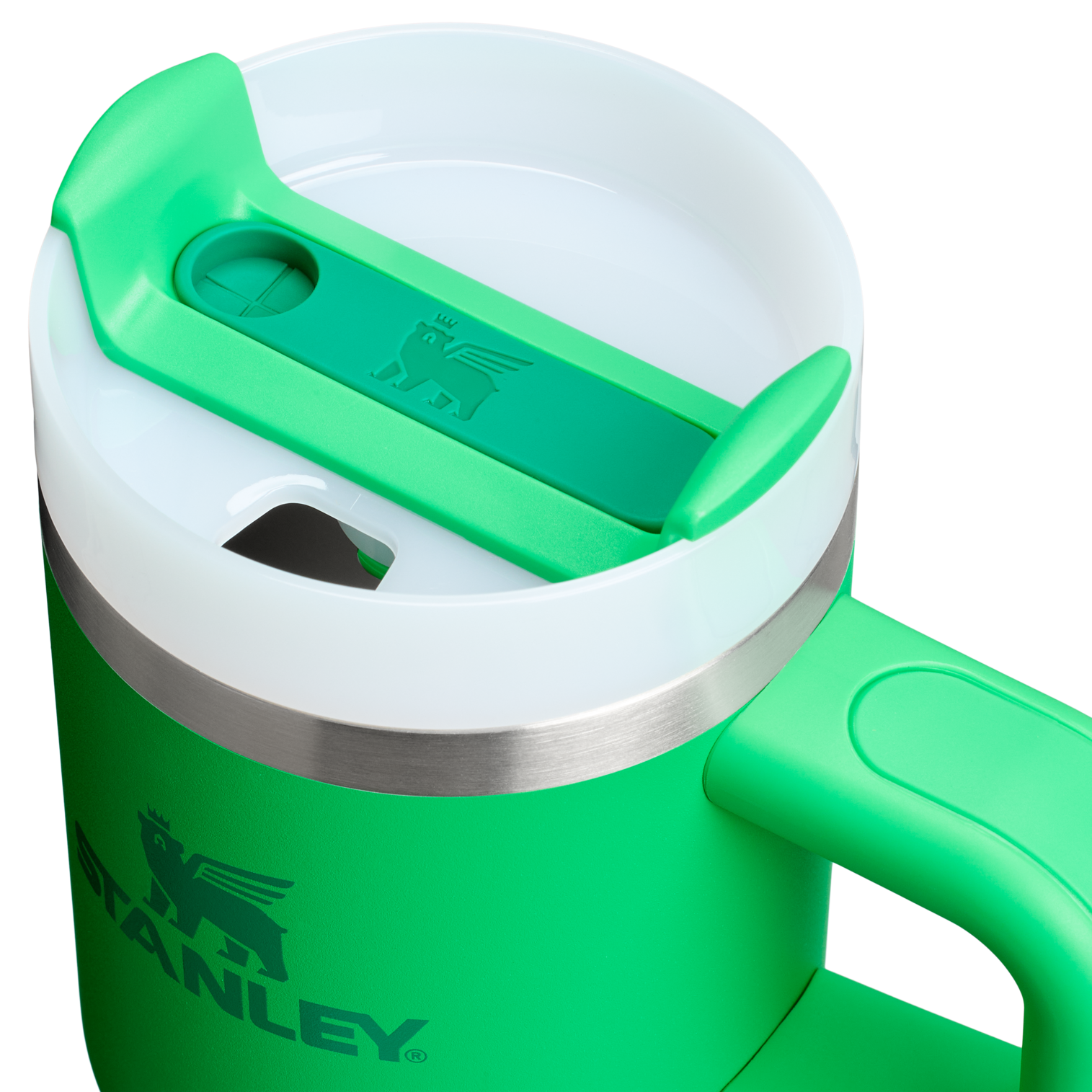 Large Capacity The Quencher H2.O Flowstate Tumbler D068Z - Double-Wall Vacuum Insulated Travel Tumbler with Straw Detail