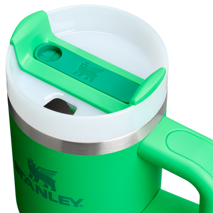 Large Capacity The Quencher H2.O Flowstate Tumbler D068Z - Double-Wall Vacuum Insulated Travel Tumbler with Straw Detail