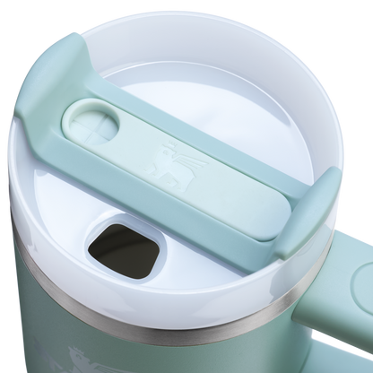 Large Capacity The Quencher H2.O Flowstate Tumbler D068Z - Double-Wall Vacuum Insulated Travel Tumbler with Straw Detail