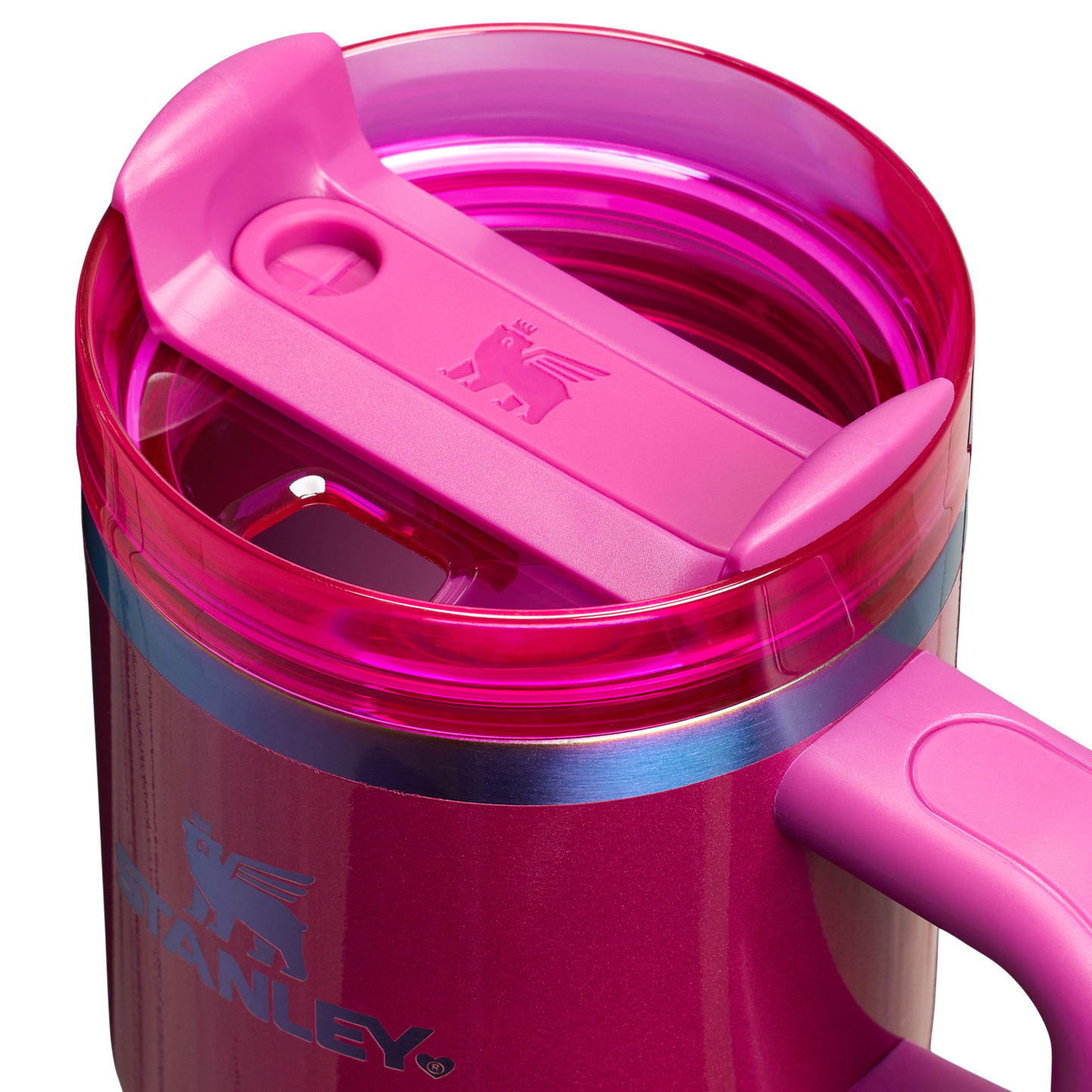 Insulated Travel The Quencher H2.O Flowstate Tumbler D251V - Double-Wall Vacuum Insulated Travel Tumbler with Straw Detail