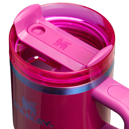 Insulated Travel The Quencher H2.O Flowstate Tumbler D251V - Double-Wall Vacuum Insulated Travel Tumbler with Straw Detail