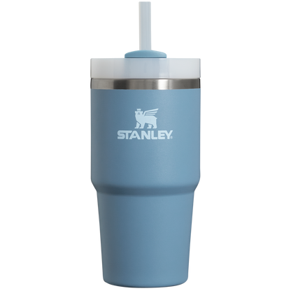 Splash-Resistant FlowState The Quencher H2.0 Flowstate Tumbler D030T - Double-Wall Vacuum Insulated Travel Tumbler with Straw Detail