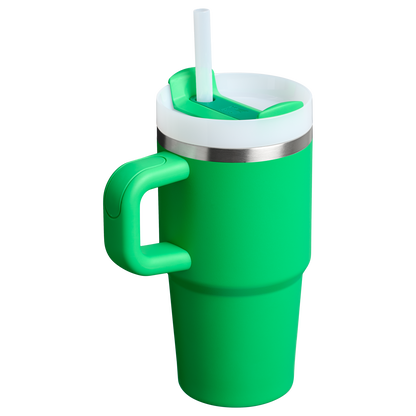 Insulated Travel The Quencher H2.O Flowstate Tumbler D069R - Double-Wall Vacuum Insulated Travel Tumbler with Straw Detail