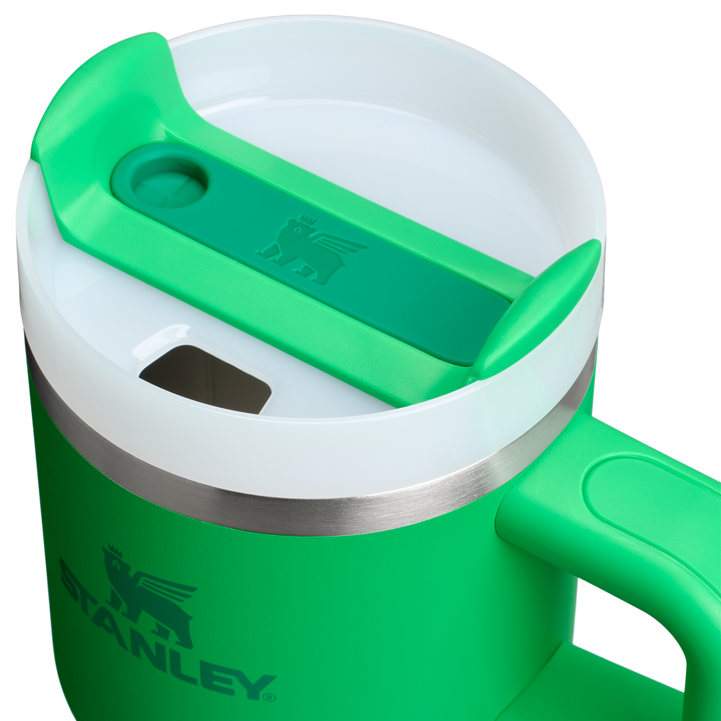 Insulated Travel The Quencher H2.O Flowstate Tumbler | Stanley Create D274S - 40oz Large Capacity Car-Cup Friendly Quencher Detail