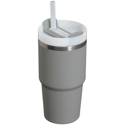 Splash-Resistant FlowState The Quencher H2.0 Flowstate Tumbler D030T - Double-Wall Vacuum Insulated Travel Tumbler with Straw Detail