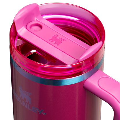 Splash-Resistant FlowState The Quencher H2.0 Flowstate Tumbler D051L - FlowState 3-Position Lid Insulated Travel Mug Detail