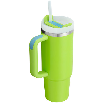 Splash-Resistant FlowState The Quencher H2.0 Flowstate Tumbler D051L - FlowState 3-Position Lid Insulated Travel Mug Detail