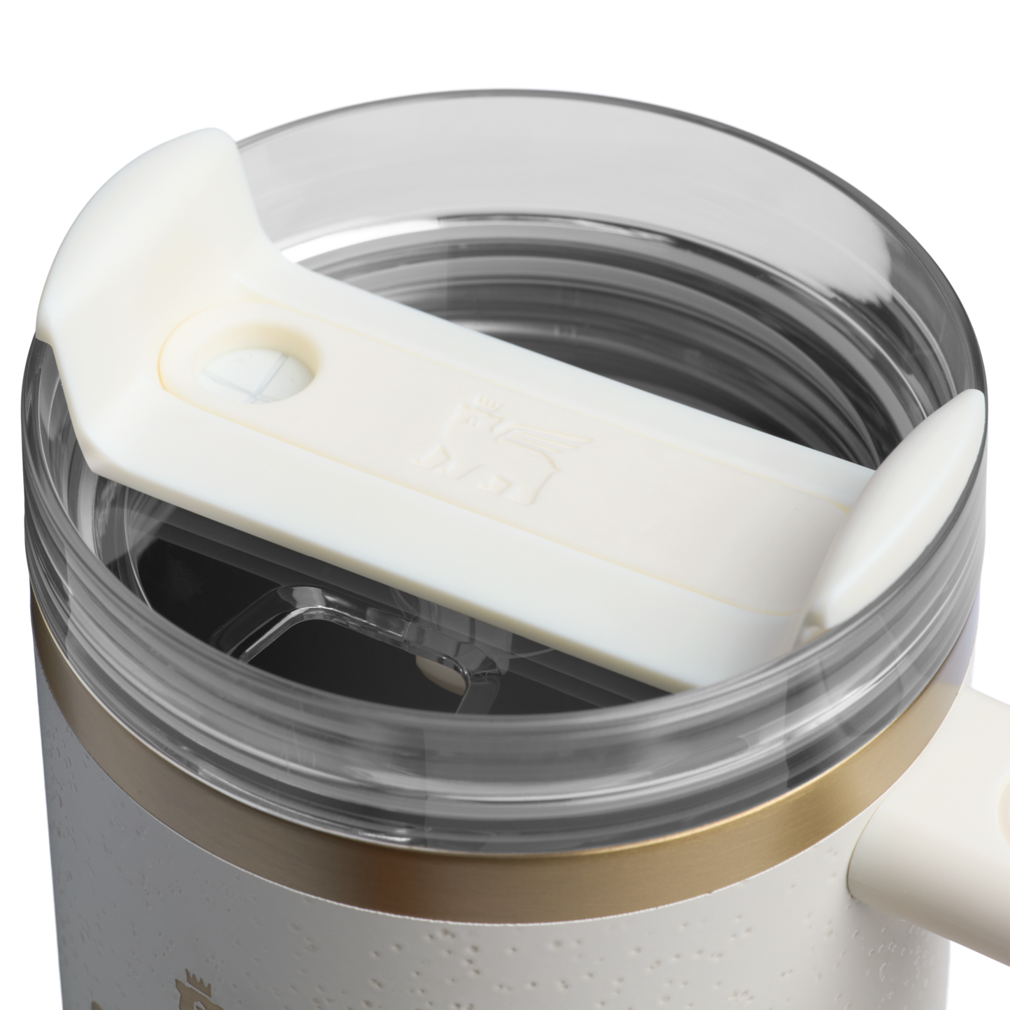 Splash-Resistant FlowState The Quencher H2.0 Flowstate Tumbler D051L - FlowState 3-Position Lid Insulated Travel Mug Detail