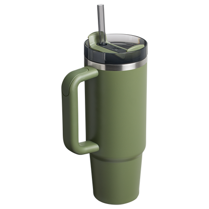 Splash-Resistant FlowState The Quencher H2.0 Flowstate Tumbler D051L - FlowState 3-Position Lid Insulated Travel Mug Detail